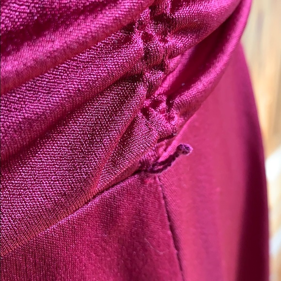 Vintage Raspberry Pink Shimmery Dress - Picture 5 of 15